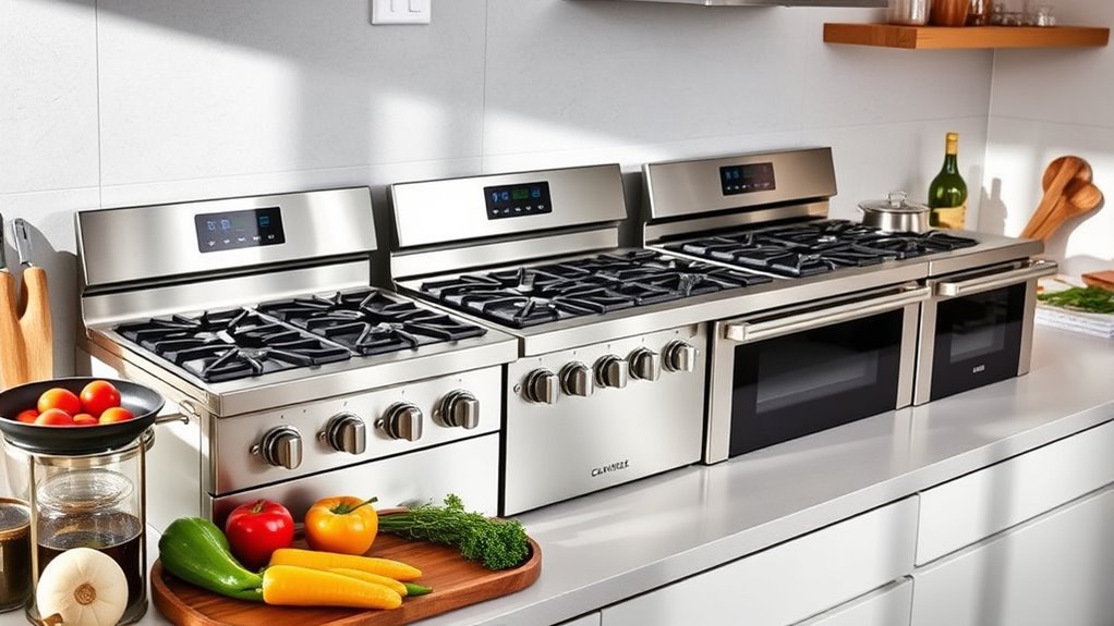 top five burner gas cookers