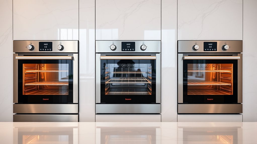 top gas double wall ovens
