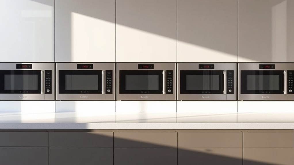 top integrated oven microwaves