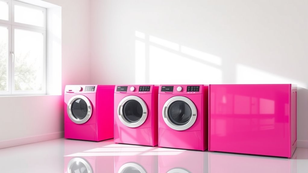 top pink laundry sets