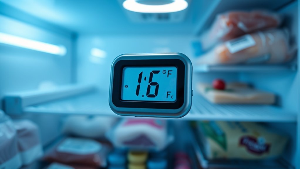 use freezer thermometer accurately