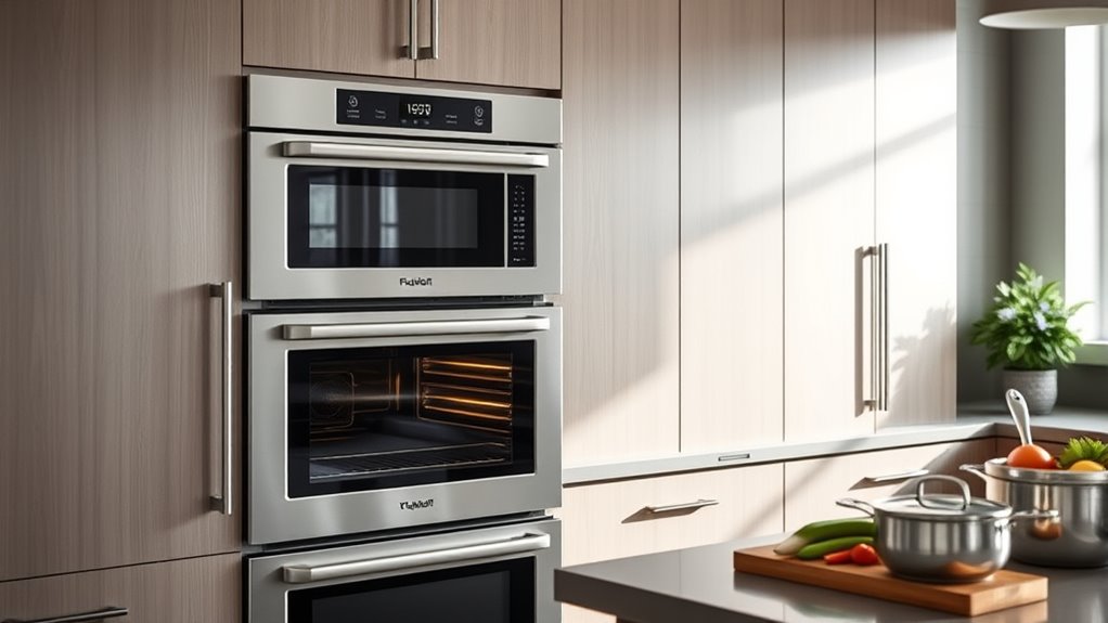 versatile efficient double oven